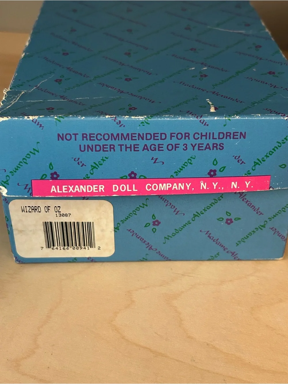 Madame Alexander Wizard of Oz Doll #13087 – Original Box & Tags